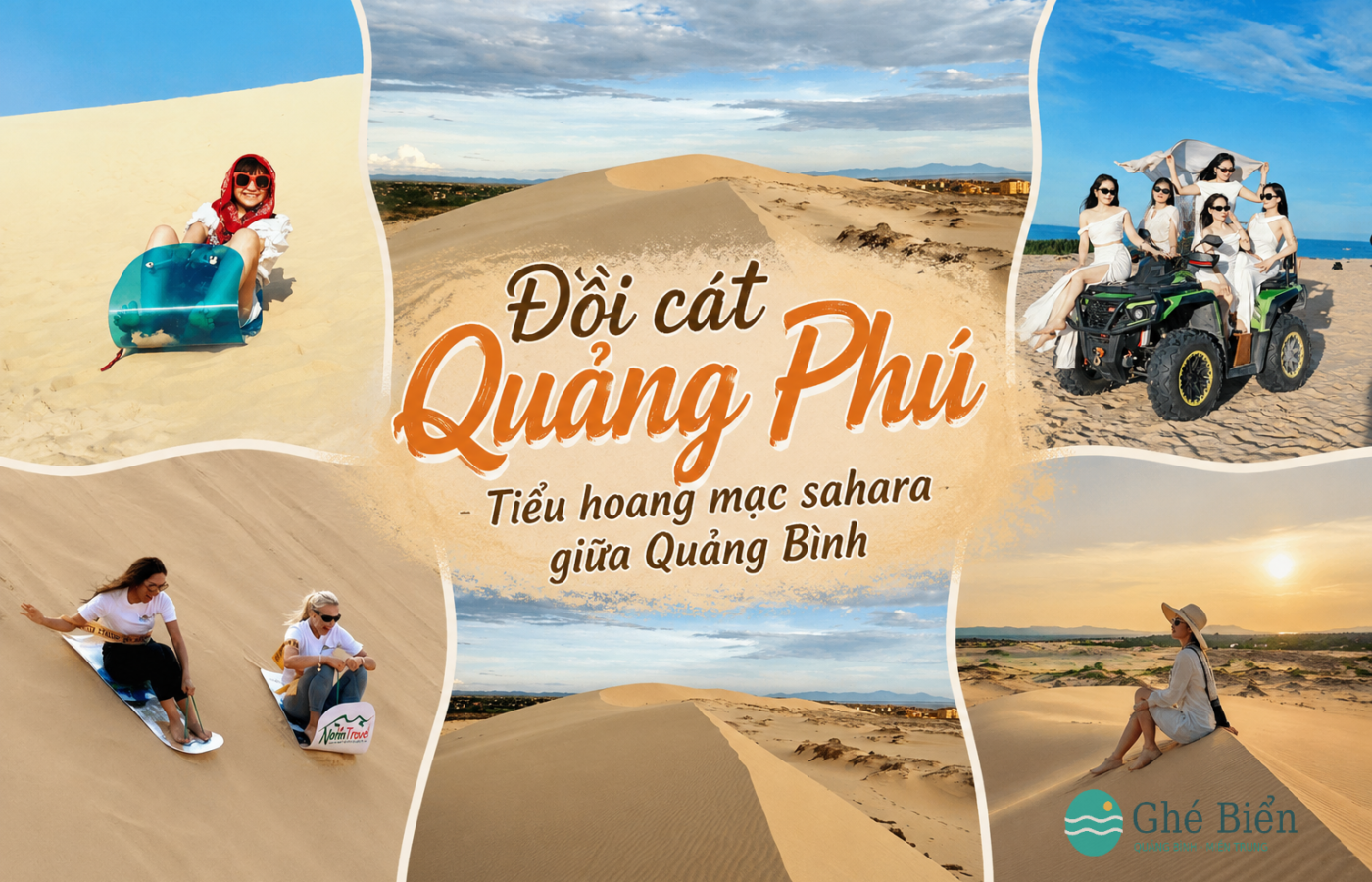 Đồi cát Quảng Phú – “Tiểu hoang mạc” đẹp mê hồn giữa lòng Quảng Bình