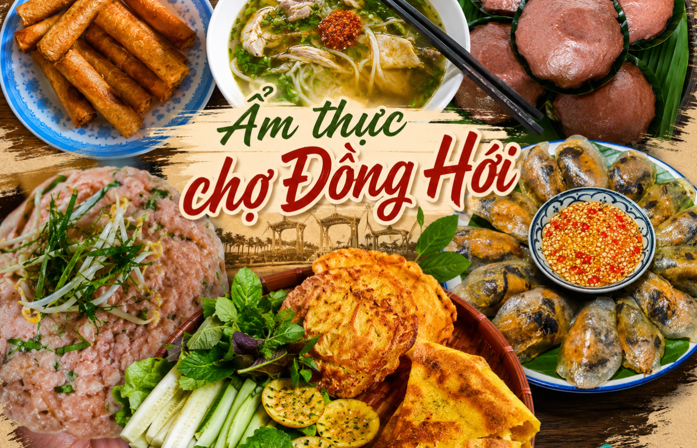 Top những món ngon nhất định phải thử khi đến chợ Đồng Hới